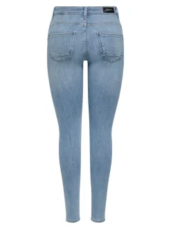 Outlet ONLPOWER Mellemhøj talje Skinny fit Jeans Dame Jeans|Jeans