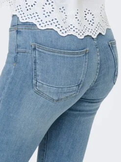 Outlet ONLPOWER Mellemhøj talje Skinny fit Jeans Dame Jeans|Jeans