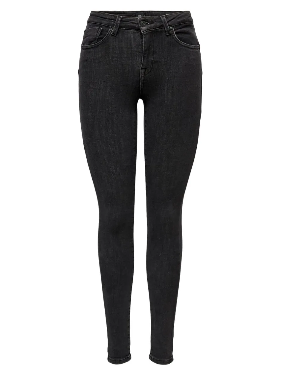 Best ONLPOWER Mellemhøj talje Skinny fit Jeans Dame Jeans|Jeans