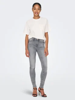 Hot ONLPOWER Mellemhøj talje Skinny fit Jeans Dame Jeans|Jeans