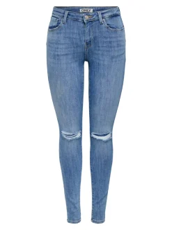 Discount ONLPOWER Mellemhøj talje Skinny fit Ankellængde Jeans Dame Jeans|Jeans