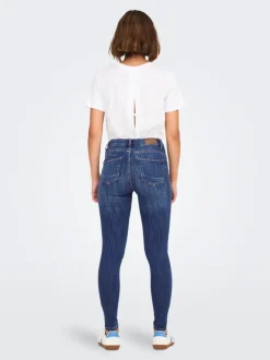 Best ONLPOWER Mellemhøj talje Skinny fit Jeans Dame Jeans|Jeans