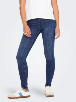 Best ONLPOWER Mellemhøj talje Skinny fit Jeans Dame Jeans|Jeans