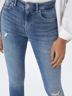 Online ONLPOWER Mellemhøj talje Skinny fit Jeans Dame Jeans|Jeans