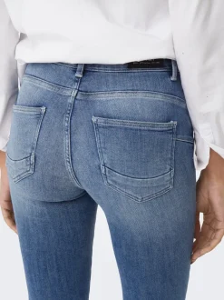 Online ONLPOWER Mellemhøj talje Skinny fit Jeans Dame Jeans|Jeans