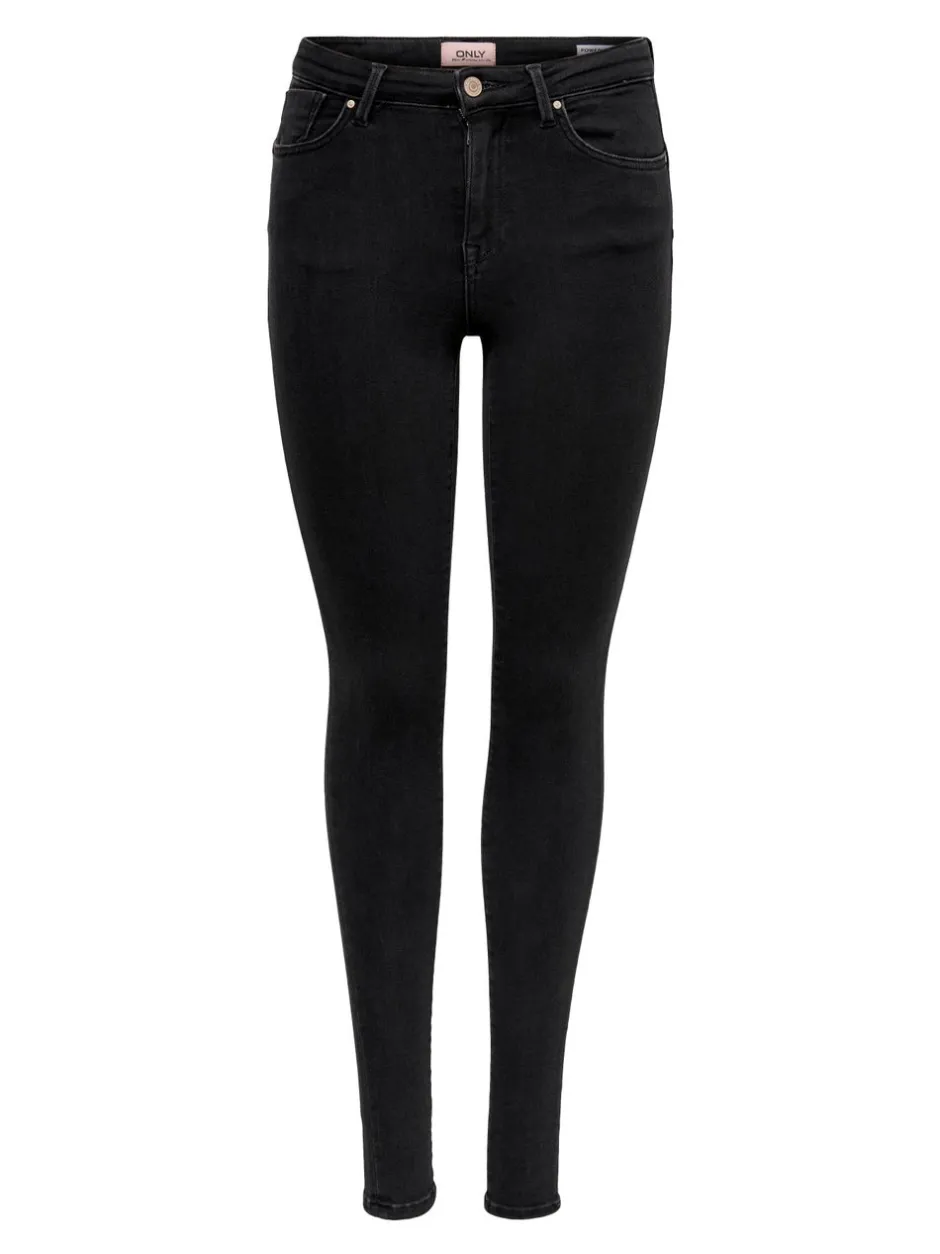 Sale ONLPOWER Mellemhøj talje Skinny fit Jeans Dame Jeans|Jeans