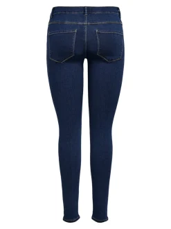 New ONLRAIN Mellemhøj talje Skinny fit Jeans Dame Jeans|Jeans