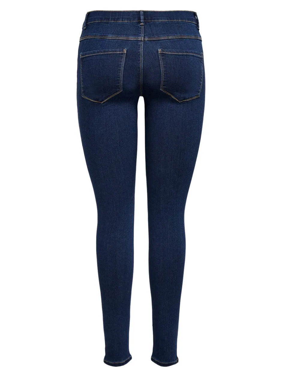 New ONLRAIN Mellemhøj talje Skinny fit Jeans Dame Jeans|Jeans