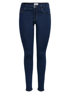 New ONLRAIN Mellemhøj talje Skinny fit Jeans Dame Jeans|Jeans