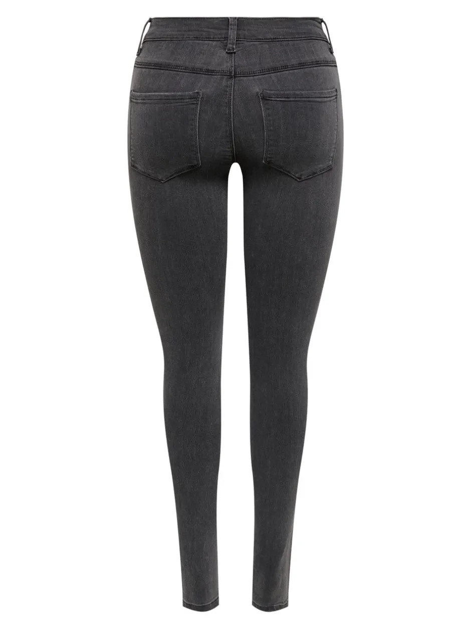 New ONLRAIN Mellemhøj talje Skinny fit Jeans Dame Jeans|Jeans