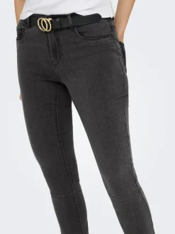 New ONLRAIN Mellemhøj talje Skinny fit Jeans Dame Jeans|Jeans