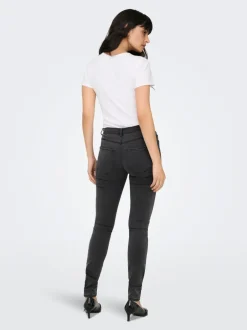 New ONLRAIN Mellemhøj talje Skinny fit Jeans Dame Jeans|Jeans