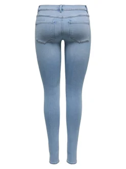 Discount ONLRAIN Mellemhøj talje Skinny fit Jeans Dame Jeans|Jeans