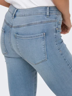Discount ONLRAIN Mellemhøj talje Skinny fit Jeans Dame Jeans|Jeans
