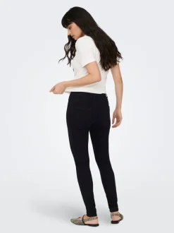 Sale ONLRAIN Mellemhøj talje Skinny fit Jeans Dame Jeans|Jeans