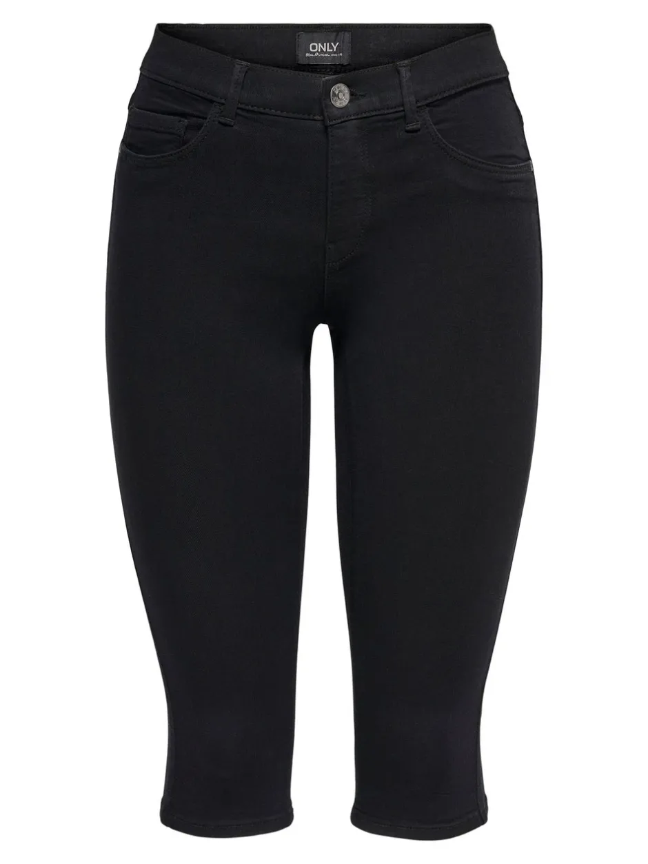 New ONLRAIN Normal talje Skinny fit Denim-shorts Dame Shorts|Double Denim