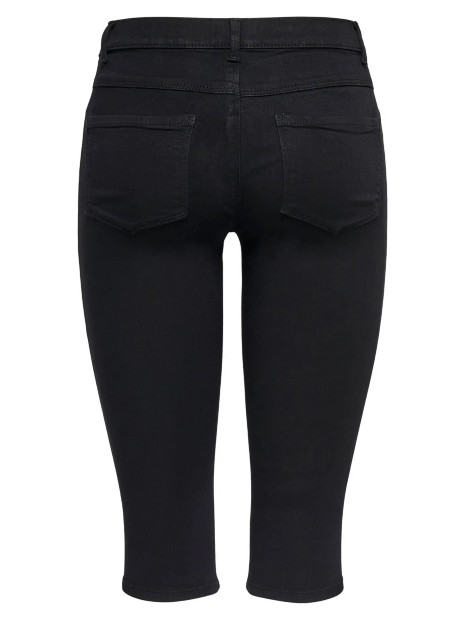 New ONLRAIN Normal talje Skinny fit Denim-shorts Dame Shorts|Double Denim