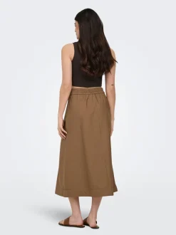 Hot ONLRAYI Nederdel Lang nederdel Dame Nederdele