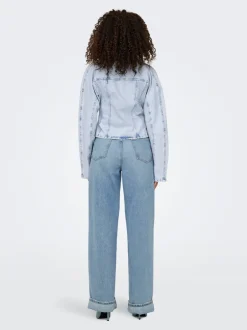 Hot ONLREBECCA Denimjakke Dame Jakker Og Frakker|Double Denim