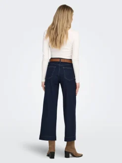Online ONLREGINA Høj talje Cropped fit Cropped Jeans Dame Jeans|Jeans