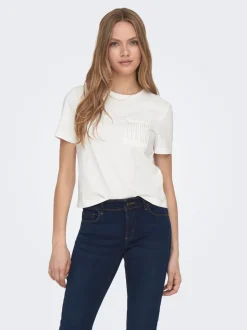 New ONLRHINE T-shirt Dame Toppe