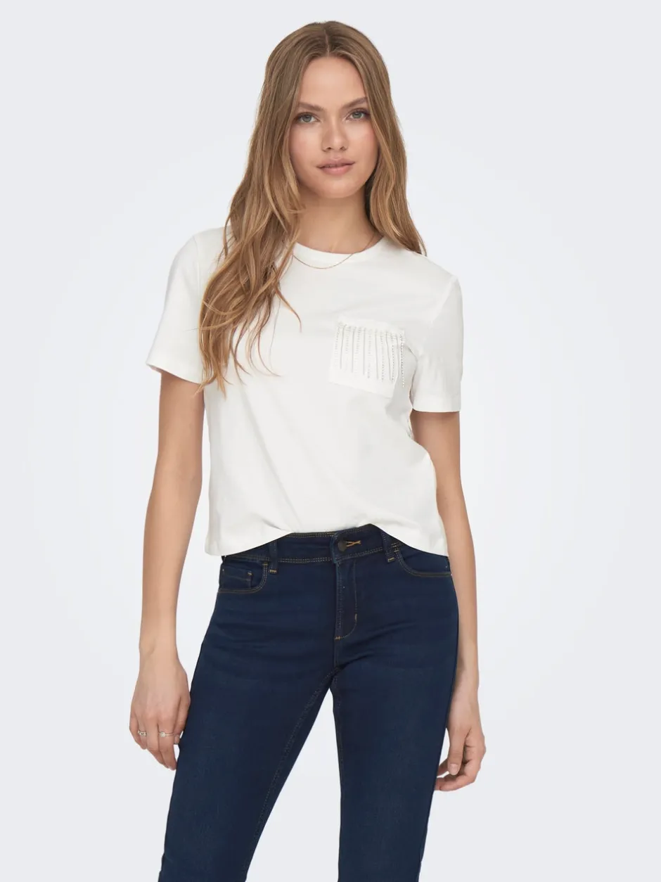 New ONLRHINE T-shirt Dame Toppe