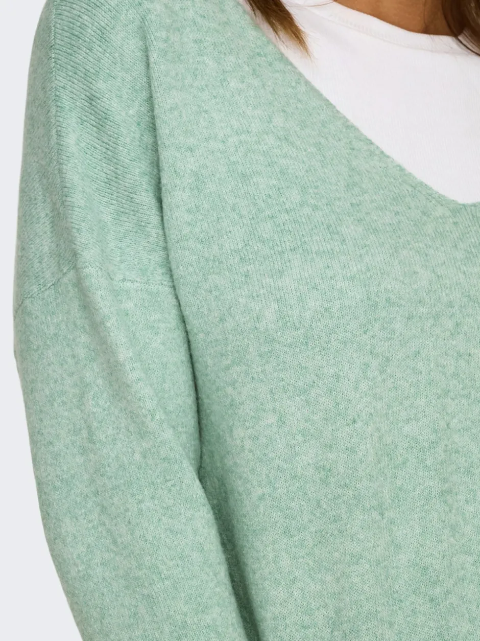Sale ONLRICA Striktrøje Dame Strik & Cardigans