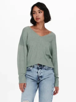 Hot ONLRICA Striktrøje Dame Strik & Cardigans