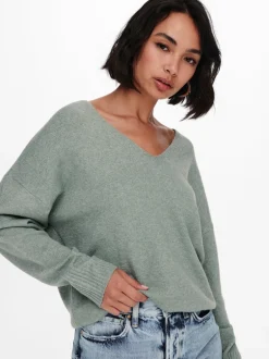 Hot ONLRICA Striktrøje Dame Strik & Cardigans