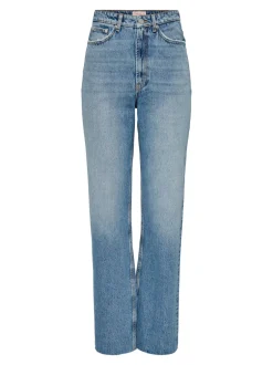ONLRILEY Høj talje Straight fit Jeans Dame Jeans|Jeans