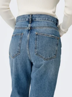 ONLRILEY Høj talje Straight fit Jeans Dame Jeans|Jeans