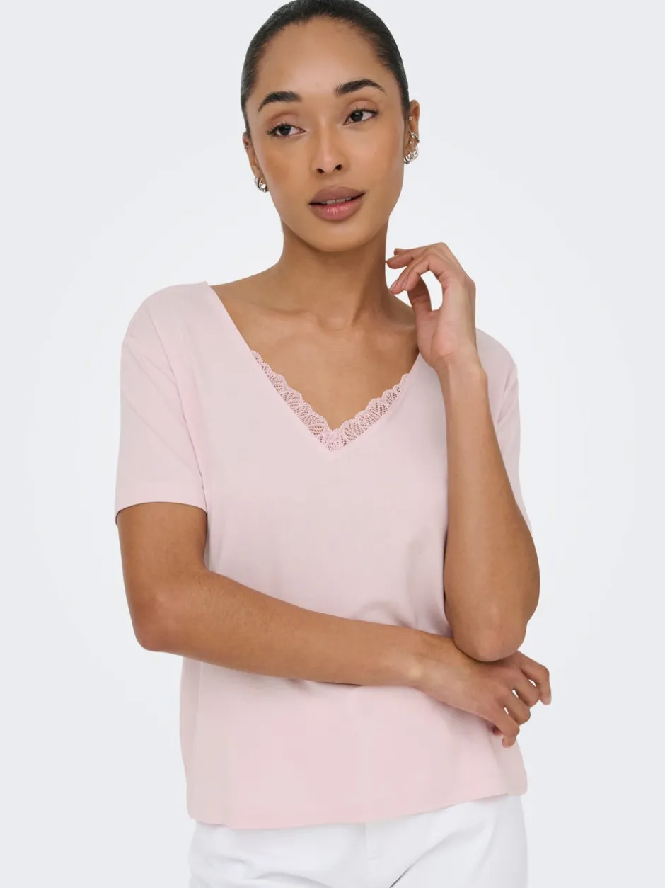 Discount ONLRILLA T-shirt Dame Toppe