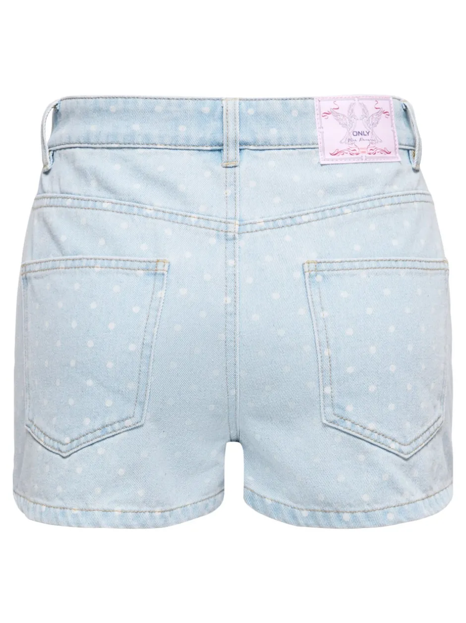 Online ONLROBYN Mellemhøj talje Regular fit Shorts Dame Shorts|Double Denim