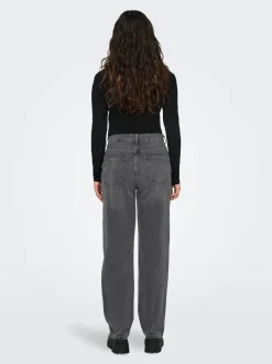 Clearance ONLROBYN Mellemhøj talje Straight fit Jeans Dame Jeans|Jeans