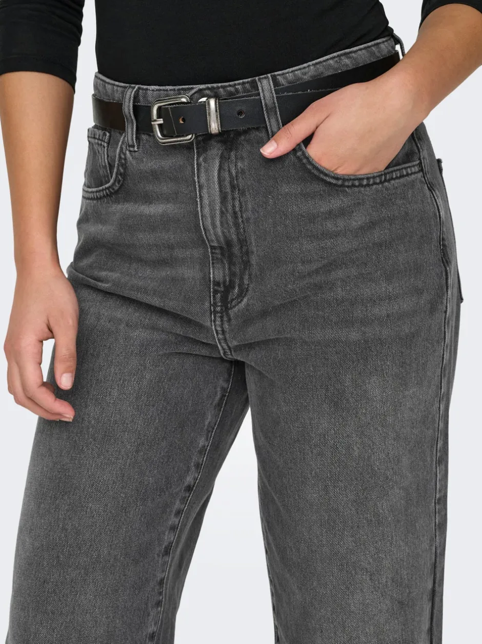 Clearance ONLROBYN Mellemhøj talje Straight fit Jeans Dame Jeans|Jeans