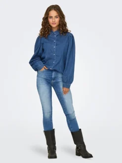 New ONLROCCO Denim-skjorte Dame Skjorter