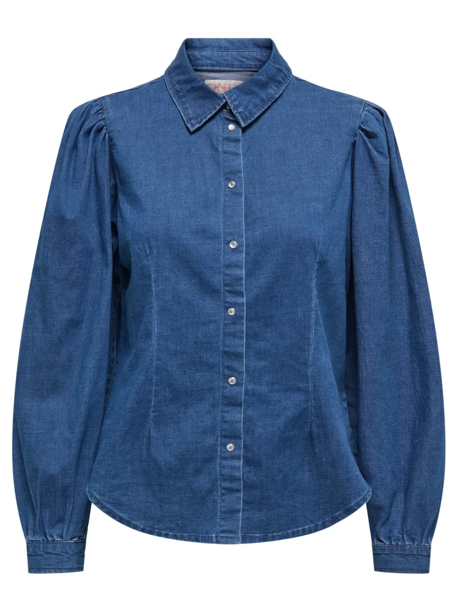 New ONLROCCO Denim-skjorte Dame Skjorter