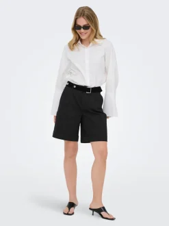 Outlet ONLROSALIE Høj talje Loose fit Bermuda-shorts Dame Shorts