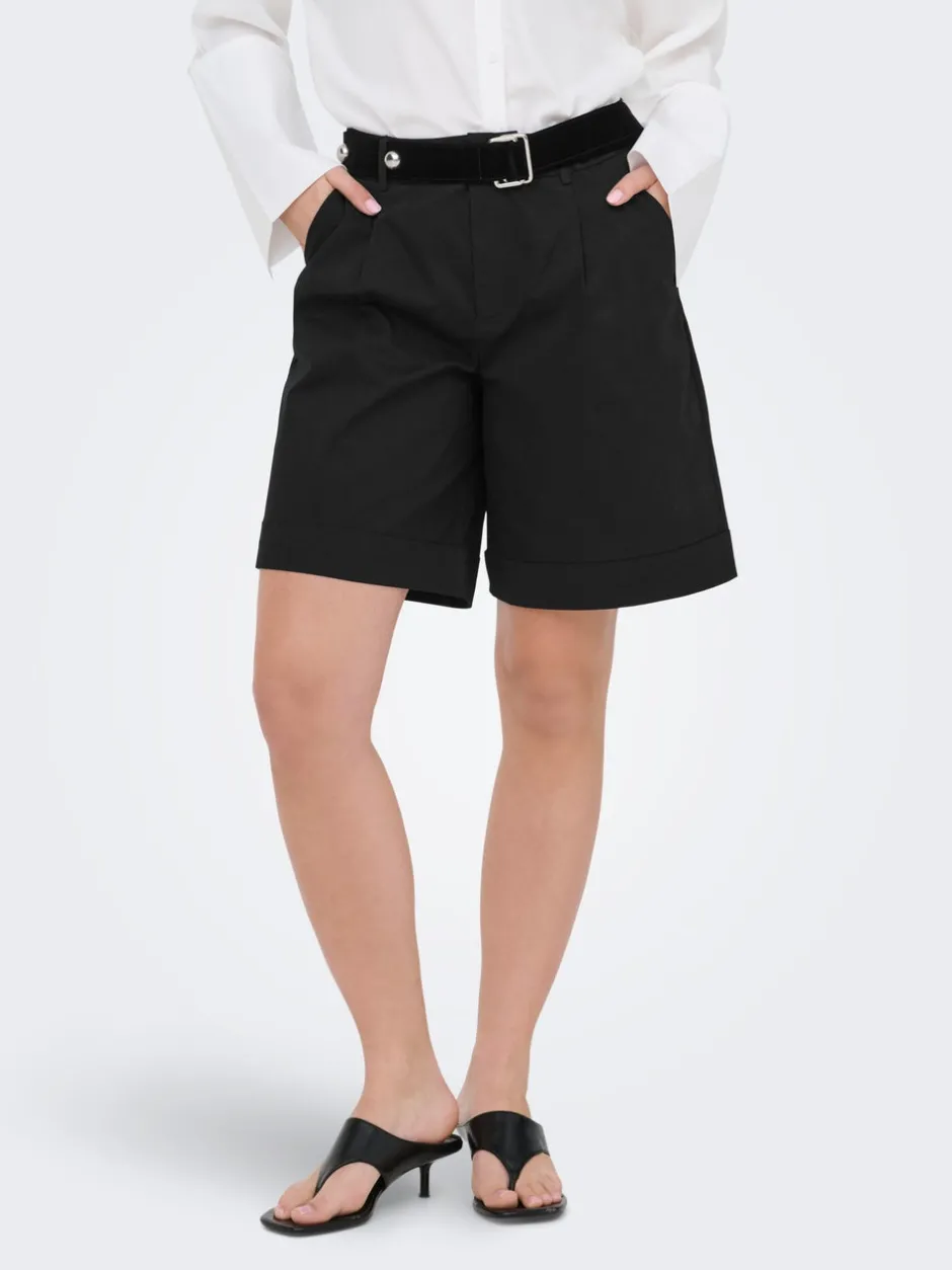 Outlet ONLROSALIE Høj talje Loose fit Bermuda-shorts Dame Shorts