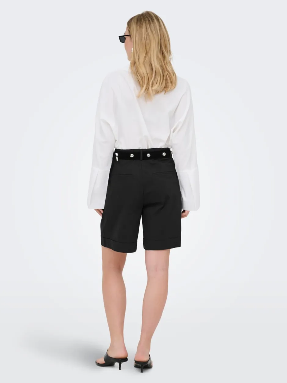 Outlet ONLROSALIE Høj talje Loose fit Bermuda-shorts Dame Shorts