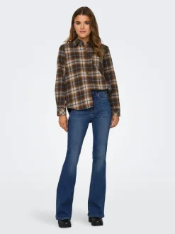 Hot ONLROSE Høj talje Flared fit Jeans Dame Jeans|Jeans