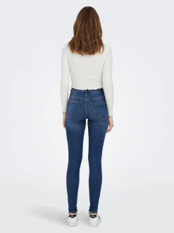 Discount ONLROSE Høj talje Skinny fit Jeans Dame Jeans|Jeans