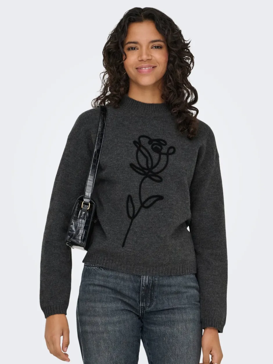 Best ONLROSE Striktrøje Dame Strik & Cardigans