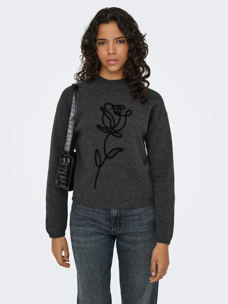 Best ONLROSE Striktrøje Dame Strik & Cardigans