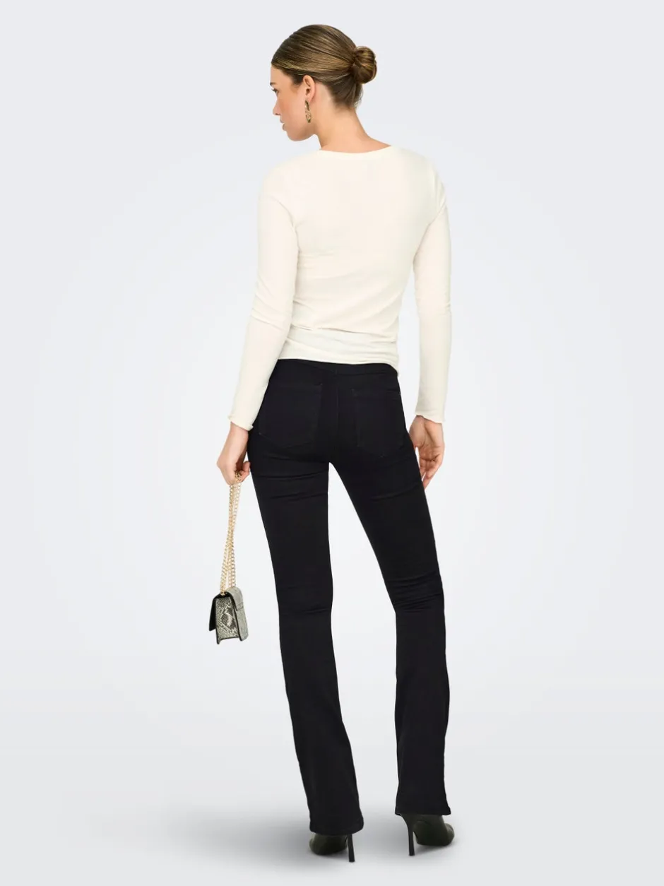 Clearance ONLROYAL Høj talje Flared fit Jeans Dame Jeans|Jeans