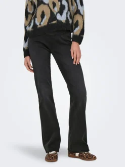 New ONLROYAL Mellemhøj talje Flared fit Jeans Dame Jeans|Jeans