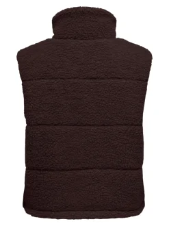 New ONLSANDRA Teddy-vest Dame Jakker Og Frakker