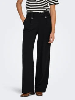 Online ONLSANIA Regular fit Bukser i wide fit Dame Bukser