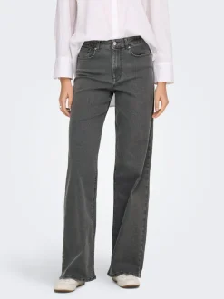 Hot ONLSANNA Høj talje Wide leg fit Jeans Dame Jeans|Jeans