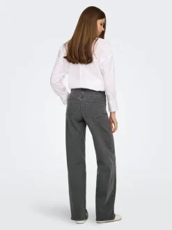 Hot ONLSANNA Høj talje Wide leg fit Jeans Dame Jeans|Jeans